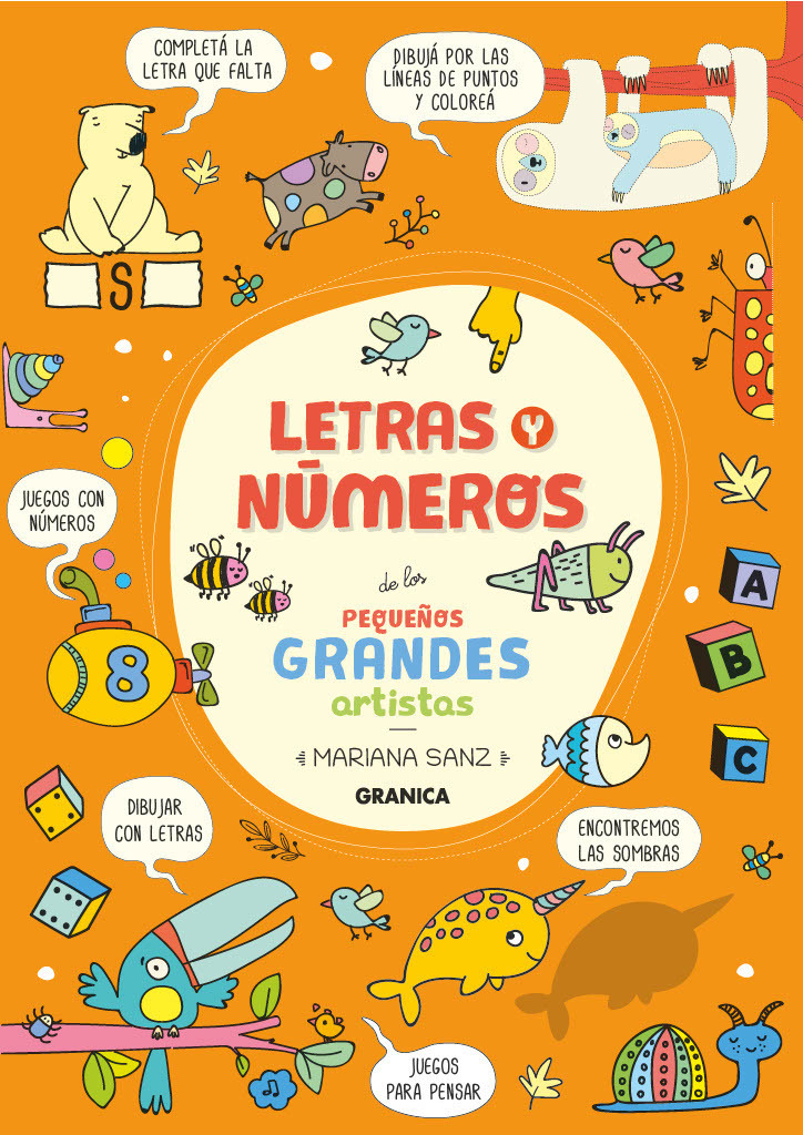 Letras y números de los pequeños grandes artistas