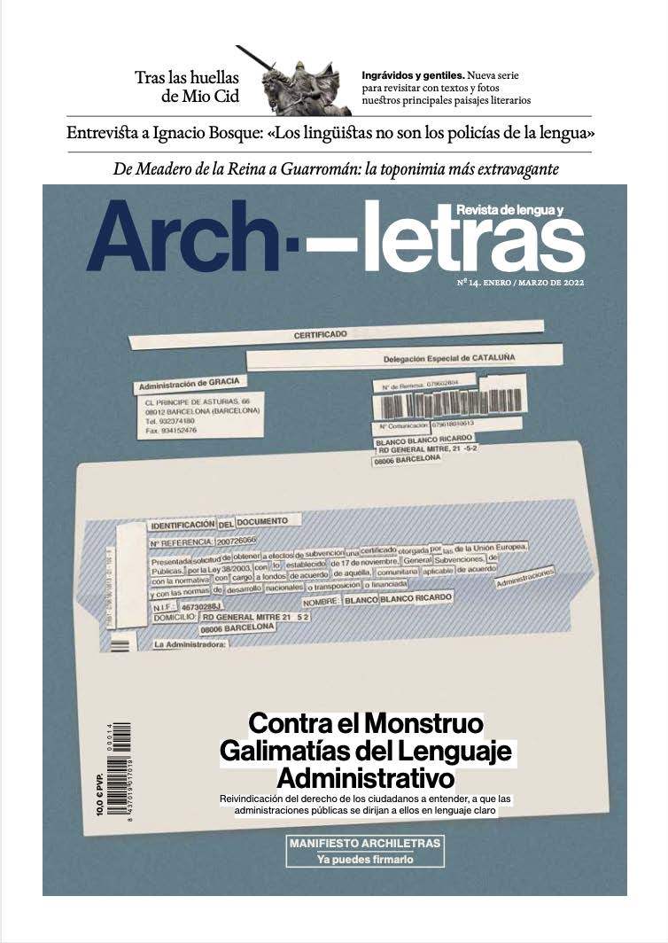 Archiletras 14. Revista de lengua y letras