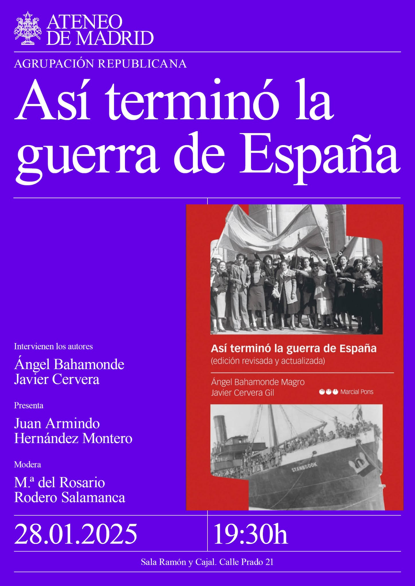 Presentación de " Así terminó la Guerra de España"